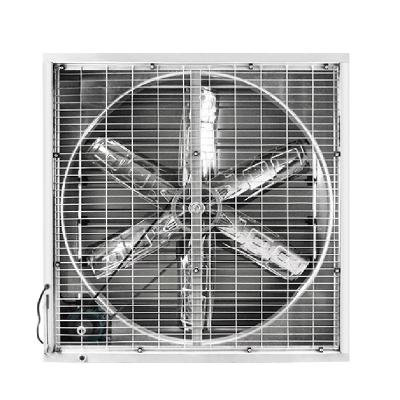 China Building material shops 122X122X35CM wall mounting industrial axial fan ventilation exhaust fan for greenhouses, farms and poultry houses for sale