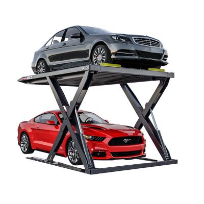 China Outdoor parking scissor /indoor rig 7700lb/3.5ton automatic lift/stacker/ZT-2120P automatic for sale