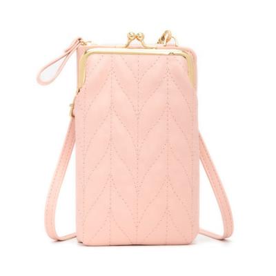 China Dropshipping Custom Genuine Leather Cross Waterproof Small Mini Mobile Body Cell Phone Purse And Wallet Bag For Women for sale