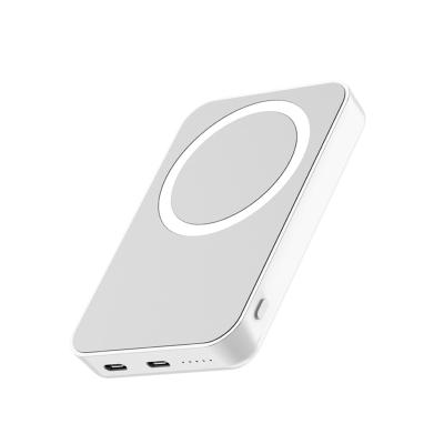 China ASPOR A325 Latest Design Magnetic Power Bank 15W Easy Fast Charging Battery Pack 5W Power Chargers Magnetic Bank 5000ma Magsaf Wireless Batteries for sale