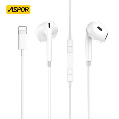 China ASPOR A235 Promotional Viable Wired Earphone With Gift Box Wired Earbuds 3.5mm Stereo In Ear Earphone For Phone Wholesale Price for sale