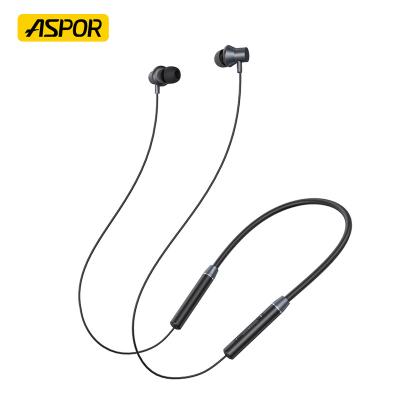 China ASPOR A601 tws viable neckband sports bt5.0 earplug stereo magnetic waterproof earbuds 3m earphone wireless headphones for sale