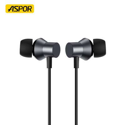 China ASPOR A601 tws BT V5.0 In-Ear Sport Sustainable Wireless Sport C-Neckline Headphones Audionic Flexible Type Custom Magnetic Earphone for sale