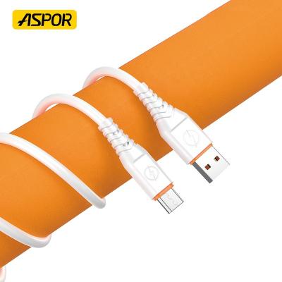 China Fast Charging Speed ​​ASPOR A125 6A Micro USB Type C Data Cable For iPhone Android Phone for sale