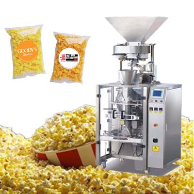 China Food Popcorn Packing Machine Nitrogen Filling Popcorn Kernels Packing Machine for sale