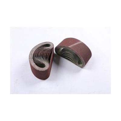 China Automotive Polishing Wholesale High Quality Rectangle 533*75mm Aluminum Oxide Belt Sand Abrasive Belt for sale