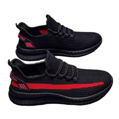 China Fashion Trend Mens Casual Shoes Breathable Fly-Knited Sneakers Men Design Shoes for sale