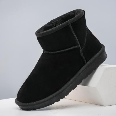 China Fashion Trend Winter Women's Snow Boots Ankle Women's Martin Boots Men Plus Velvet Warm Boots for sale