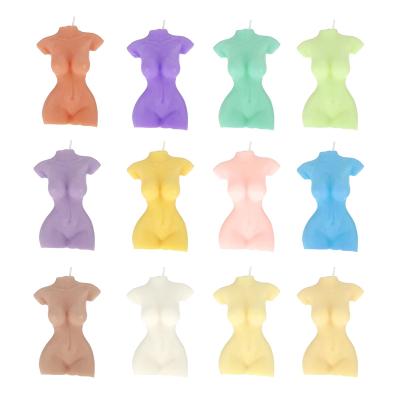 China INS style Amazon popular female body candles decoration festival party supplier naked wedding party scented candle for sale