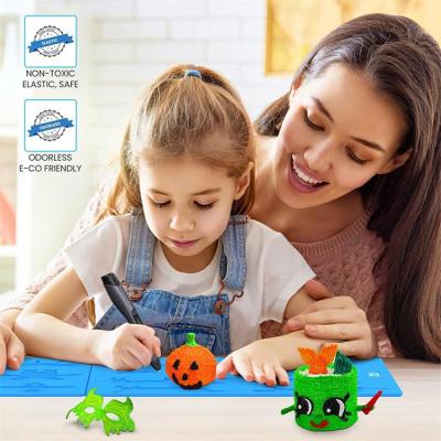 China Amazon Gift Hot Selling Kids 3D Printing Pen Accessory Dinosaur Silicone Design Mat For Child for sale