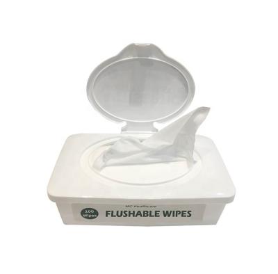 China Flushable China OEM Factory Good Cleaning Wet Wipes Biodegradable Organic Hygienic Wet Wipes Material Wet Wipes for sale