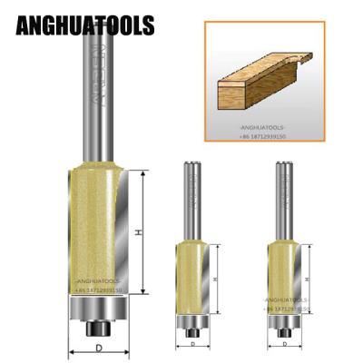 China ARDEN A0201 CNC Milling Machine CNC Router Bit 1/2 or 1/4 Edge Milling Cutter with Bearing for sale