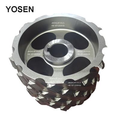 China Diamond woodworking tools diamond cutterhead milling cutter for pencil cutting machine 180Dx35Bx120H 6+6Z for sale