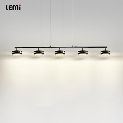 China Nordic high-end minimalist high-grade minimalist LED restaurant pendant lamp bar long desk lamp for sale