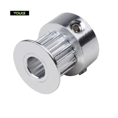 China Garment Shops YouQi Aluminum 16teeth 20teeth Bore 5 /6.35/8mm 2GT 6mm Timing Belt Pulley for sale