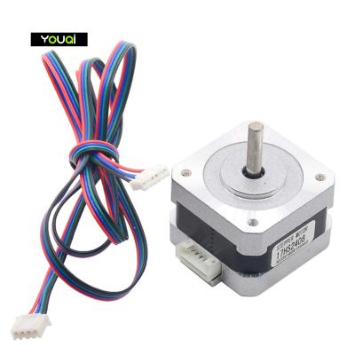 China YouQi 4-Lead 3D Printer NEMA 17 Stepper Motor 42 Motor 42BYGH 0.6A 17HS2408 3D Printer Motor CNC Parts for sale