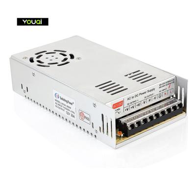 China YouQi DC 12V 30A 360W Universal Metal Regulated Power Supply Power Changeover Driver for sale