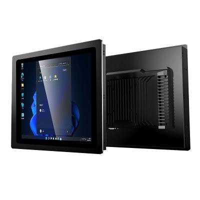 China Hot Sale 15inch J1900 Fanless Waterproof Capacitive Embedded Wall Mounted Industrial IP65 All In One Touch Panel PC 15inch for sale