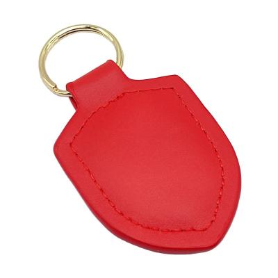 China Daily use with your car logo enamel metal fabrication leather key chain soft high quality genuine custom key holder for sale