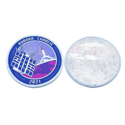 China Wholesale Custom 3D Self Adhesive Badges Hot Melt Adhesive Embroidery Patches Handmade Badges for sale