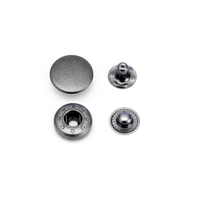 China Oeko-Tex Round Metal Snap Button Garment And Treatment Nickel Free Accessories For Clothing for sale