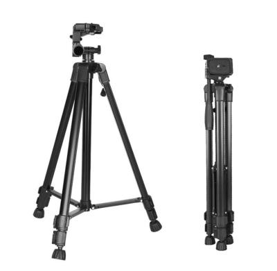 China PORTABLE 3366 Aluminum Alloy Photography Bracket Digital Camera Tripod Live Support Three-Dimensional Fill Light Stand for sale