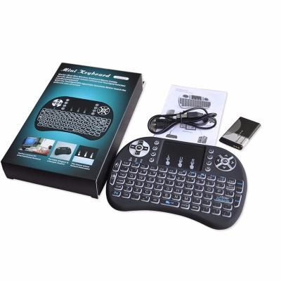 China Cheap Price Backlit Wireless Box 2.4G I8 Mini Keyboard For Smart Tv Android for sale