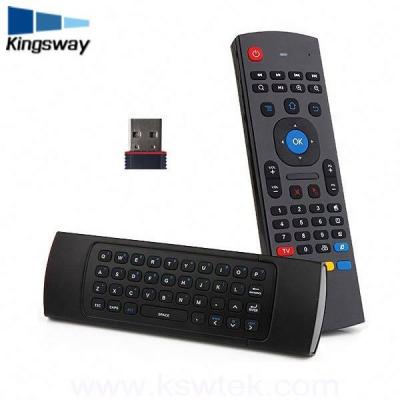 China Dual Side Laptop MX3 Air Mouse 2.4GHz USB Wireless Receiver For Android TV Box MX3 Remote Control for sale