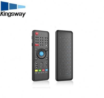 China VCR/KSW factory selling airmouse H1 2.4g usb touchpad keyboard backlit wireless mouse with back light for sale