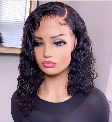 China Transparent Regular Wave Full Lace Wig Bleached Regular Natural Wave 13x6 Knots HD Lace Frontal Wig Virgin Hair Lace Wig Vendors for sale