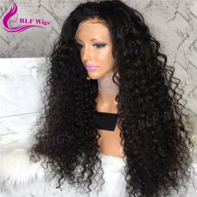 China Curly 300% Density Cuticle Aligned Unprocessed Virgin Indian Curly Full Lace Wig Curly Hair Wholesale Sellers for sale