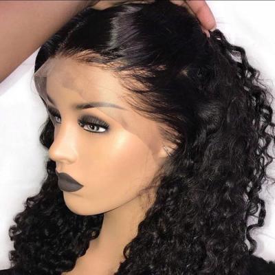 China Curly Brazilian Curly Kinky Curly Lace Front Wigs With Baby Hair 13X4 360 Cuticle Aligned Virgin Hair Raw Full Lace Front Wigs for sale