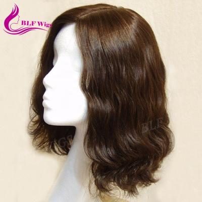 China Natural Russian Hair Silk Top Jewish Wig Kosher Wave Wigs for sale