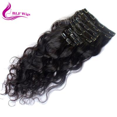 China Curly Grade 12A Hair Black Color Curly Curly 100% Natural Hair Clip In Extensions for sale