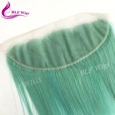 China Wholesale Green Silky Straight Wave Hair Weave Bundles, Ear To Ear Lace Frontal Closure With Bundles for sale