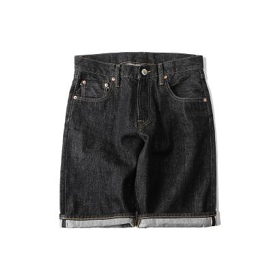 China Breathable Classic Red Five Point Friend Ear Denim Shorts Khaki Black Men Retro Pants for sale