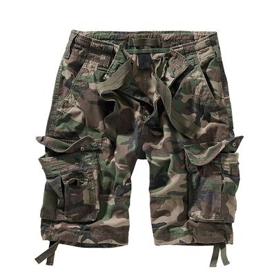 China Multicolor Anti-wrinkle Custom Vintage Plus Size Men's Shorts Casual Quick Dry Camouflage Shorts Men's Jogging Cargo Tactical Shorts for sale