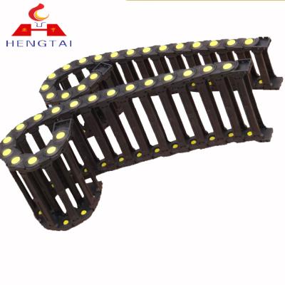 China Factory Bridge Type Tray Interior Opening Plastic Enchanced Polyamide Nylon Plant Material Cable Drag Anchor Chain Electric Industries for sale