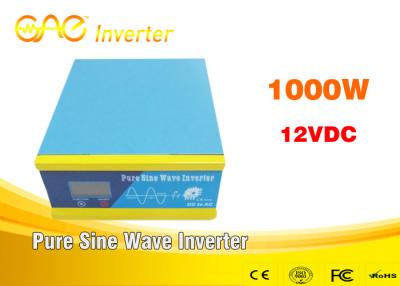 China Single output off grid 12v 24v dc 220v ac pure sine wave solar inverter 1kw for solar system for sale