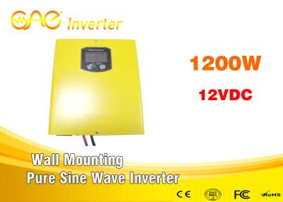 China Off grid high power dc 12v 24v to ac 220v pure sine wave inverter charger 1200w for sale