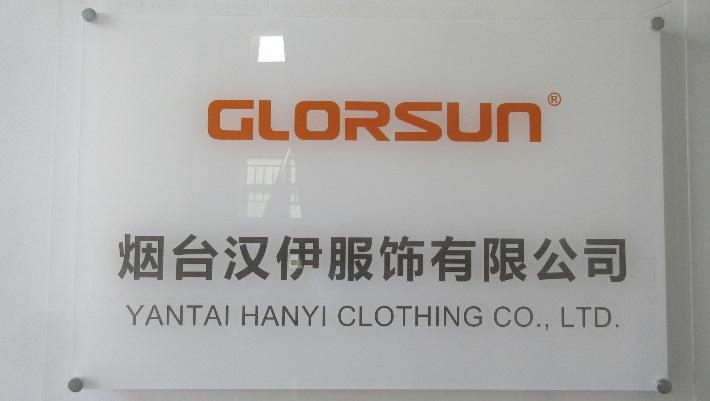 Verified China supplier - Yantai Hanyi Clothing Co., Ltd.