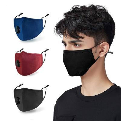 China Wholesale design printed face mask against pollution with activated carbon filter cubrebocas pm 2.5 cotton reusable washable black face mask for sale