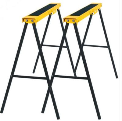 China Construction worksÂ   Portable Folding Sawhorse, Heavy Duty Twin Pack, 275 Pounds Weight Capacity Each 2 Packs (Yellow) for sale