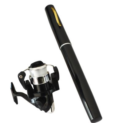 China Fiberglass 1.6m Portable Glass Pen Shaped Telescoping Fishing Rod 1.4m for sale