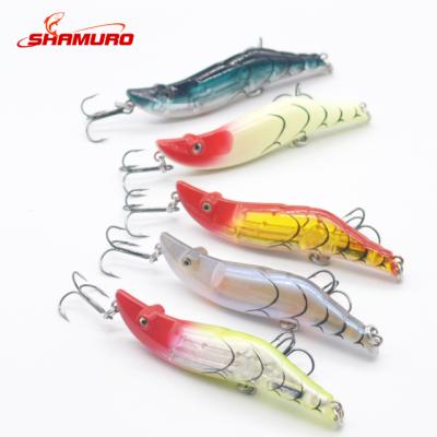 China Wholesale 10g 15g Hard Body Pink Shrimp Plastic Sinking Shrimp Lure Hard Fishing Lure for sale