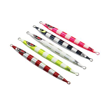 China China factory metal lead fish slow throwing jig lure100g 120g for sea fish metal jig lure for sale