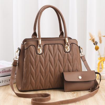 China Fashion Drop Shipping New Arrival Unique Bags Set Woman Cheap Ladies Handbag PU Leather for sale