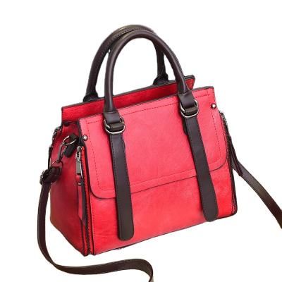 China New Fashion Designer Trendy Vintage Fashion Tote Shoulder Bags Women's Handbags Ladies Leather Luxury Large for sale