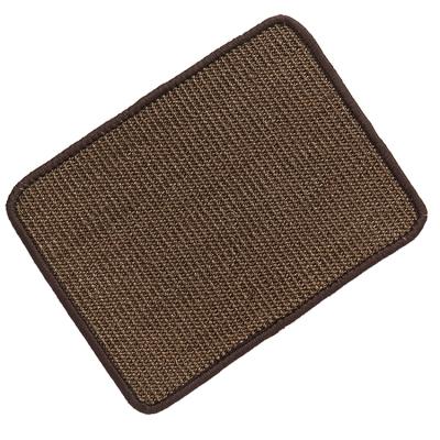 China Durable Natural Sisal Anti Slip Edge Cat Scratcher Super Sturdy Square Mat for sale