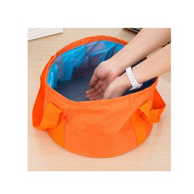 China 15L Washbasin Fishing Travel Basin Bucket Bowl Sink Wash Bag Water Foot Storage Portable Folding Outdoor Bucket for sale